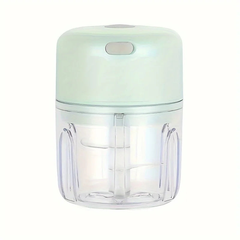 HomoriHome™ Mini Electric Food Chopper – Quick One-Tap Cutting & USB-Rechargeable Power