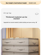 HomoriHome™ Under-Bed Storage Drawer – Low-Profile Design & Space-Saving Organization