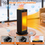 HomoriHome™ Electric Space Heater – Fast Heat Output & 3D Fireplace Glow