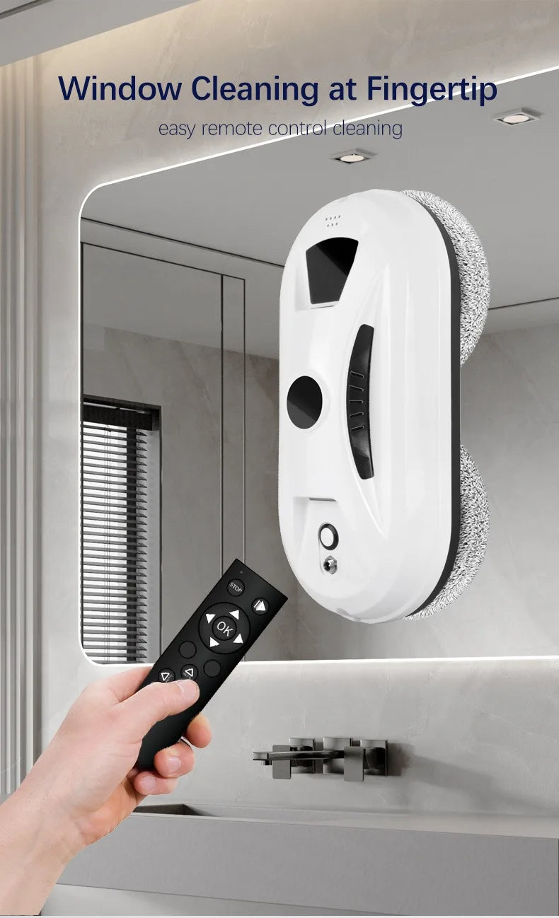 HomoriHome™ Window Cleaning Robot – Automatic Glass Cleaning & Remote-Control Operation