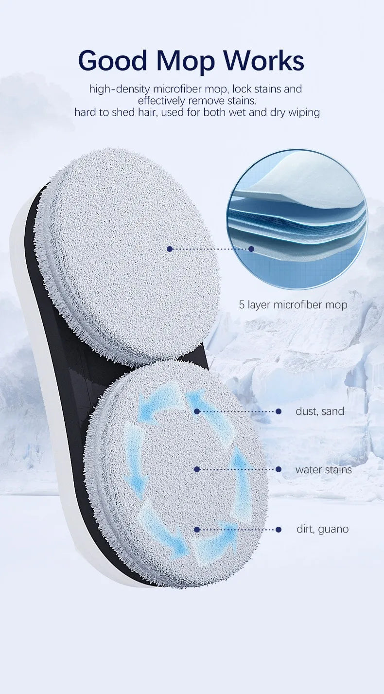 HomoriHome™ Window Cleaning Robot – Automatic Glass Cleaning & Remote-Control Operation