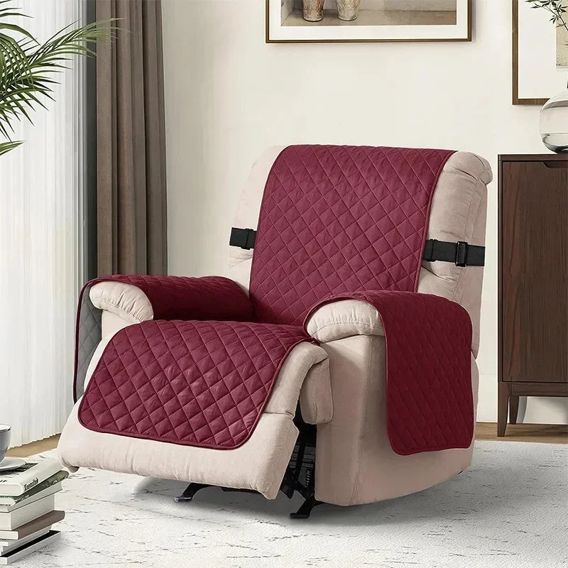 HomoriHome™ Recliner Chair Protector – Water-Repellent Fabric & Secure Non-Slip Fit