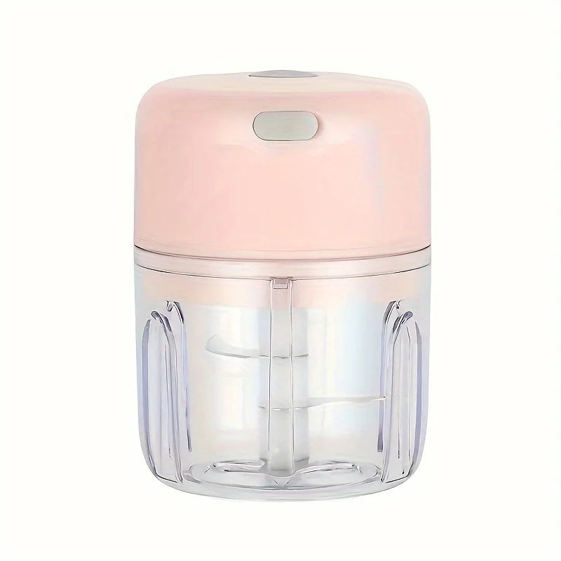 HomoriHome™ Mini Electric Food Chopper – Quick One-Tap Cutting & USB-Rechargeable Power