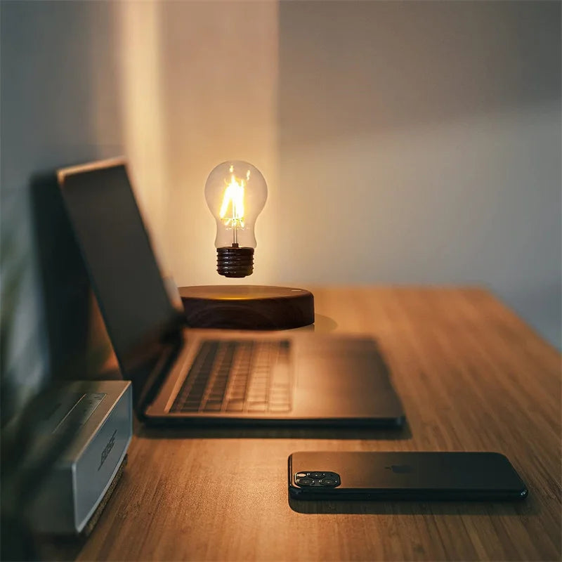 HomoriHome™ Magnetic Levitating Lamp – Floating Light Design & Wireless LED Glow
