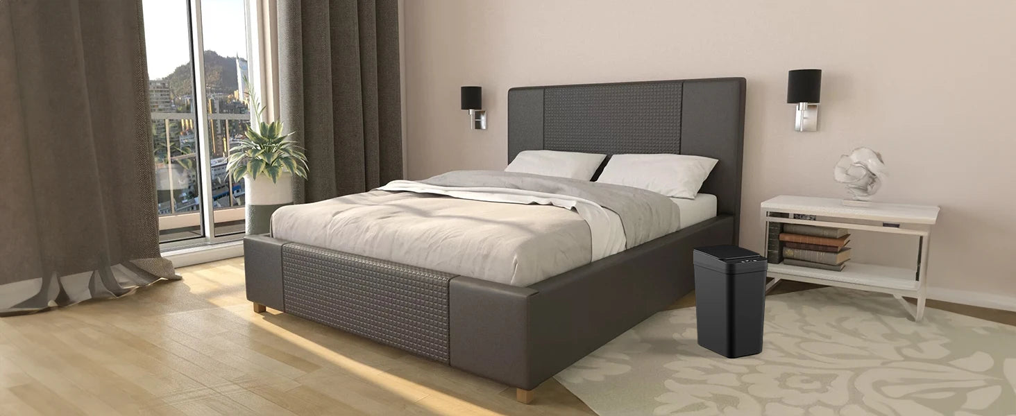 HomoriHome™ Smart Motion-Sensor Trash Can – Touchless Lid & Waterproof Design