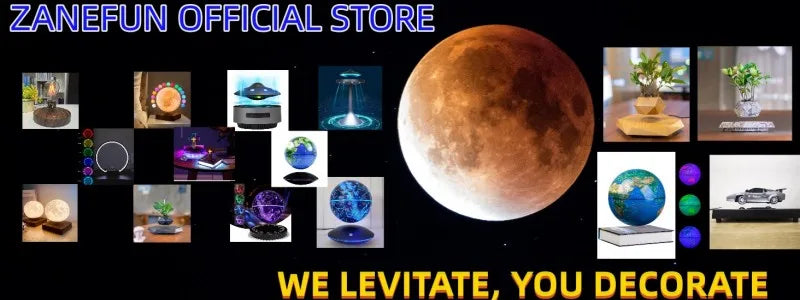 HomoriHome™ Magnetic Levitating Lamp – Floating Light Design & Wireless LED Glow