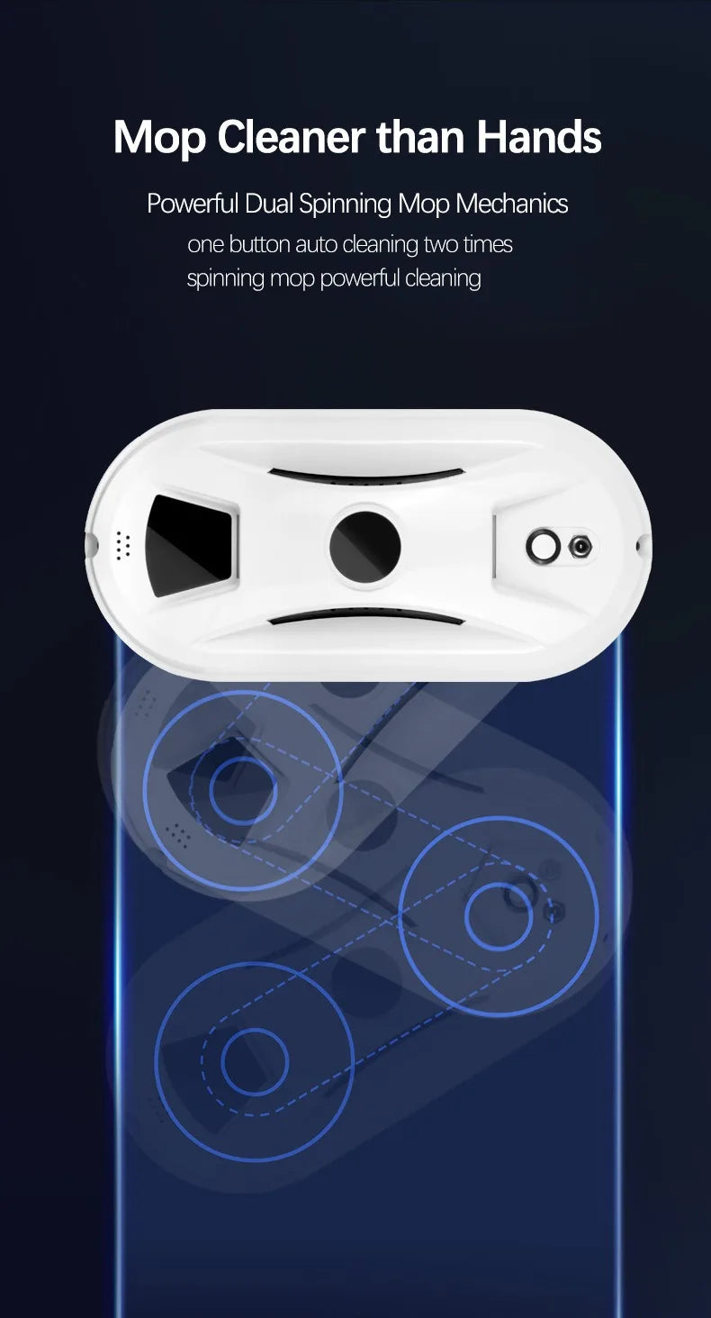 HomoriHome™ Window Cleaning Robot – Automatic Glass Cleaning & Remote-Control Operation