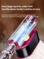 HomoriHome™ Handheld Steam Iron – Dual Wet/Dry Ironing & Lightweight Design