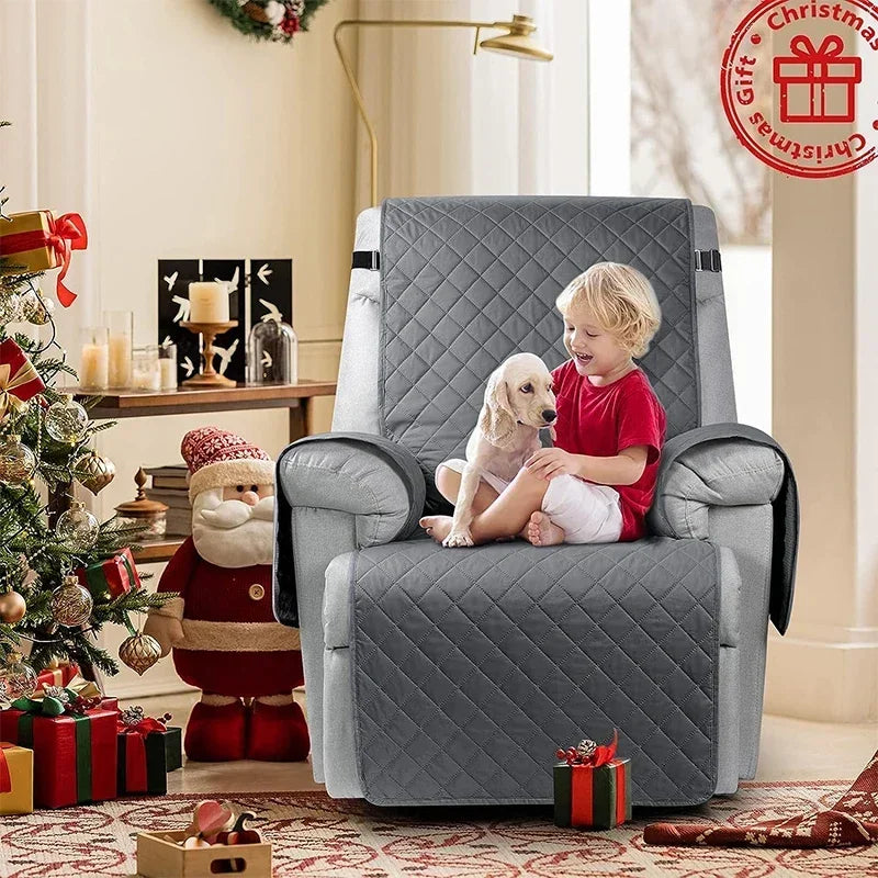 HomoriHome™ Recliner Chair Protector – Water-Repellent Fabric & Secure Non-Slip Fit