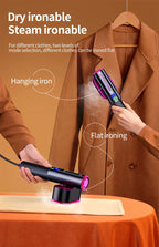 HomoriHome™ Handheld Steam Iron – Dual Wet/Dry Ironing & Lightweight Design