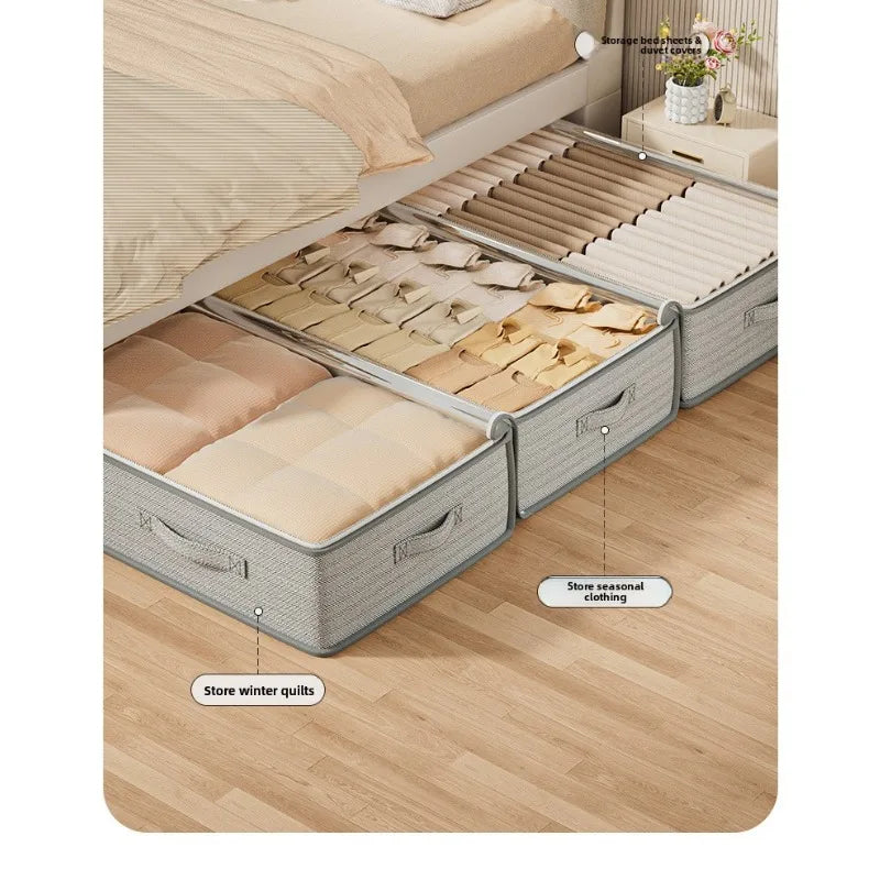 HomoriHome™ Under-Bed Storage Drawer – Low-Profile Design & Space-Saving Organization