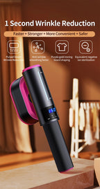 HomoriHome™ Handheld Steam Iron – Dual Wet/Dry Ironing & Lightweight Design