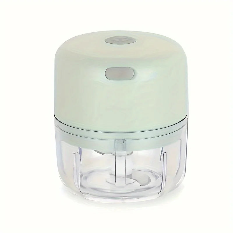 HomoriHome™ Mini Electric Food Chopper – Quick One-Tap Cutting & USB-Rechargeable Power