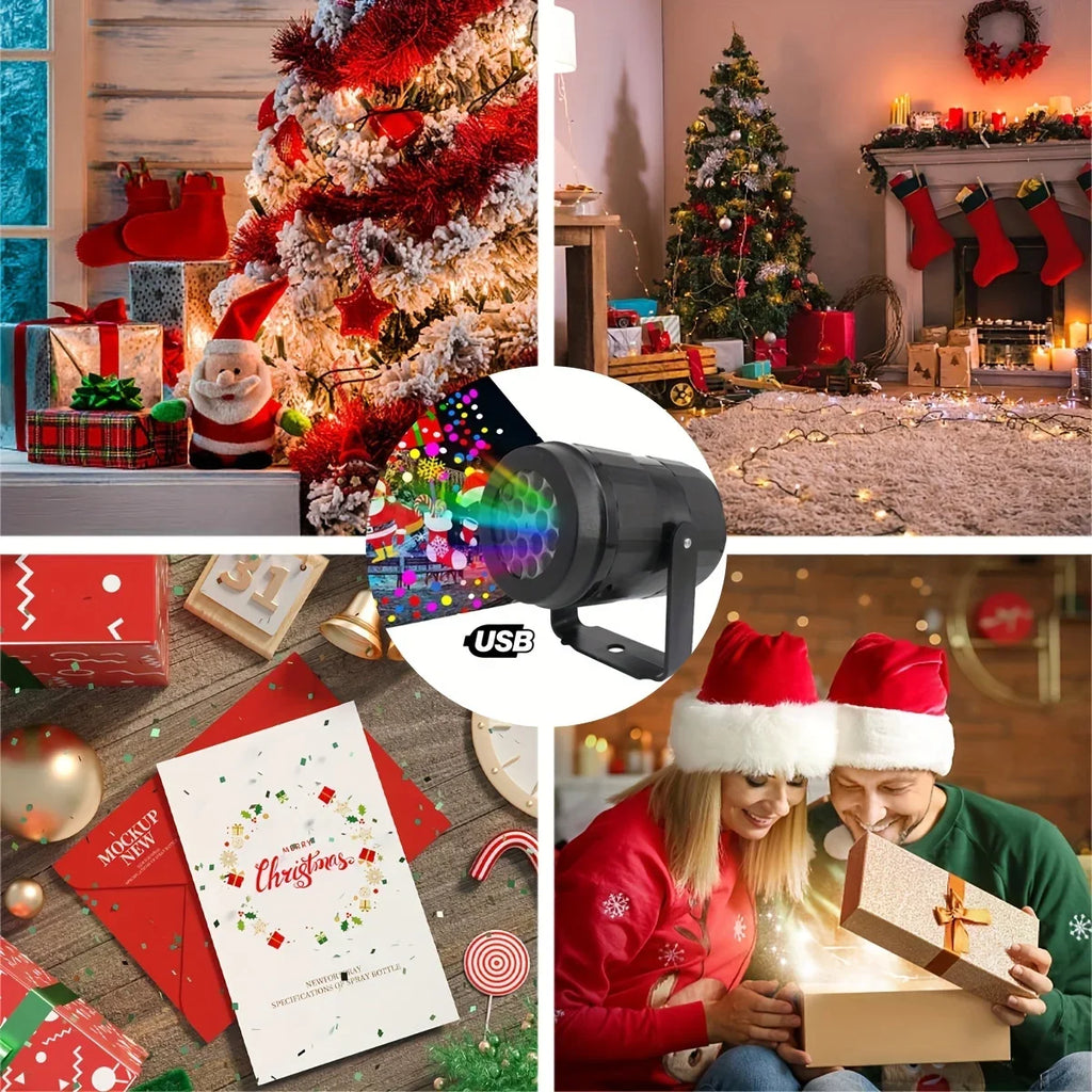 HomoriHome™ Christmas Laser Projector – 16 Festive Patterns & Waterproof Outdoor Design