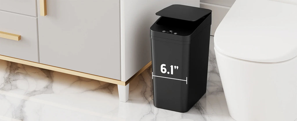HomoriHome™ Smart Motion-Sensor Trash Can – Touchless Lid & Waterproof Design