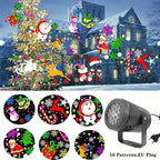 HomoriHome™ Christmas Laser Projector – 16 Festive Patterns & Waterproof Outdoor Design