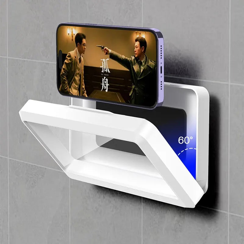 HomoriHome™ Shower Phone Mount – Waterproof Design & Fog-Free Screen