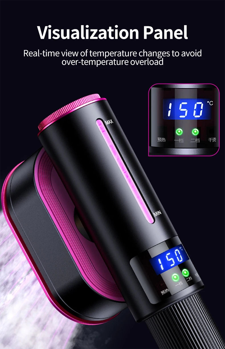 HomoriHome™ Handheld Steam Iron – Dual Wet/Dry Ironing & Lightweight Design