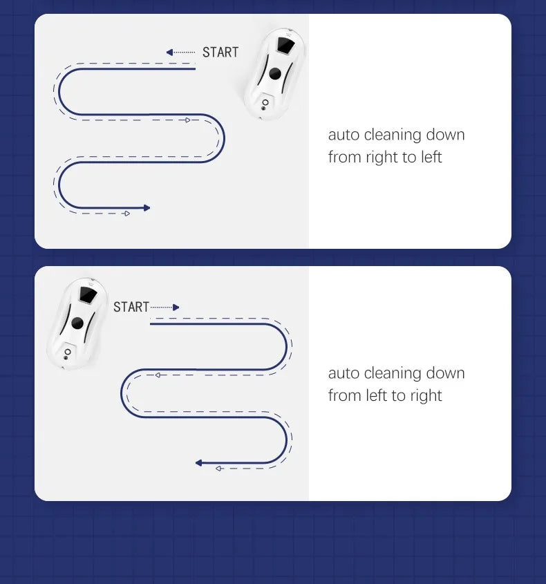 HomoriHome™ Window Cleaning Robot – Automatic Glass Cleaning & Remote-Control Operation