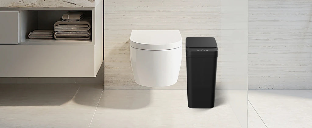 HomoriHome™ Smart Motion-Sensor Trash Can – Touchless Lid & Waterproof Design