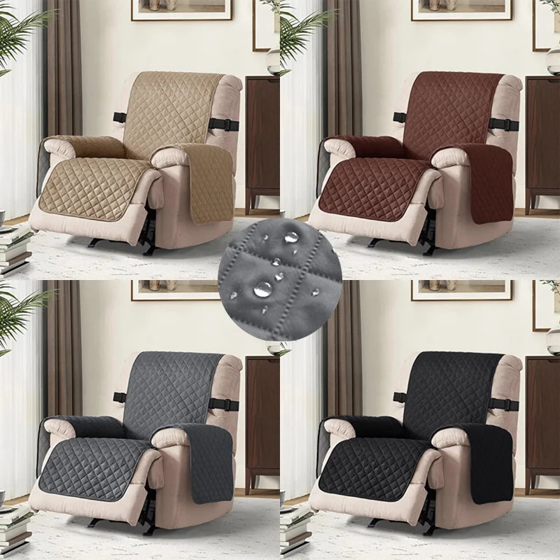 HomoriHome™ Recliner Chair Protector – Water-Repellent Fabric & Secure Non-Slip Fit