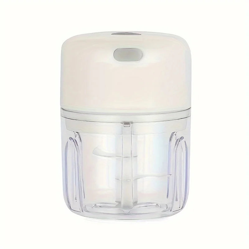 HomoriHome™ Mini Electric Food Chopper – Quick One-Tap Cutting & USB-Rechargeable Power