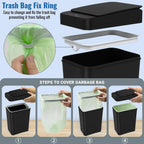 HomoriHome™ Smart Motion-Sensor Trash Can – Touchless Lid & Waterproof Design