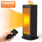 HomoriHome™ Electric Space Heater – Fast Heat Output & 3D Fireplace Glow