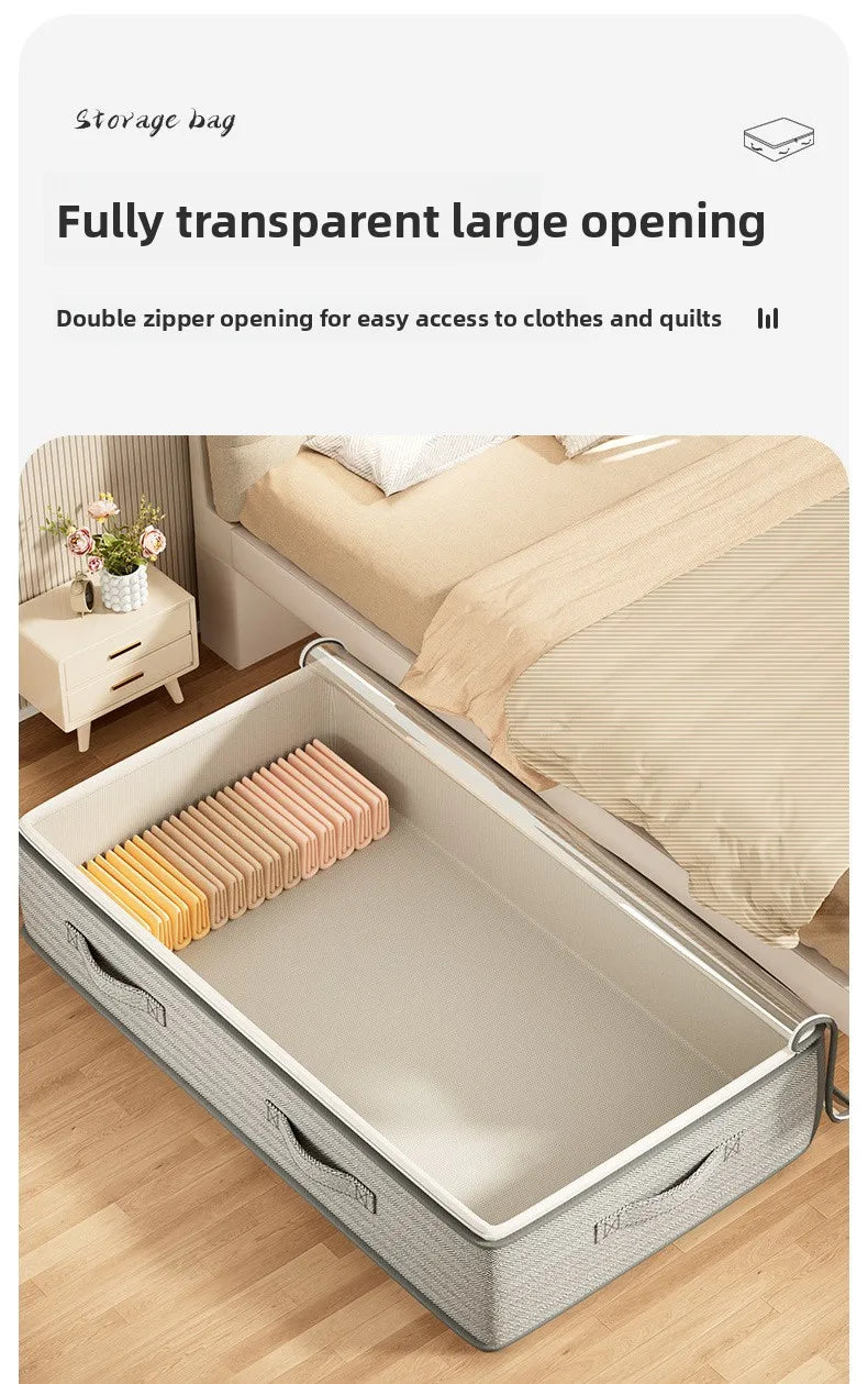 HomoriHome™ Under-Bed Storage Drawer – Low-Profile Design & Space-Saving Organization