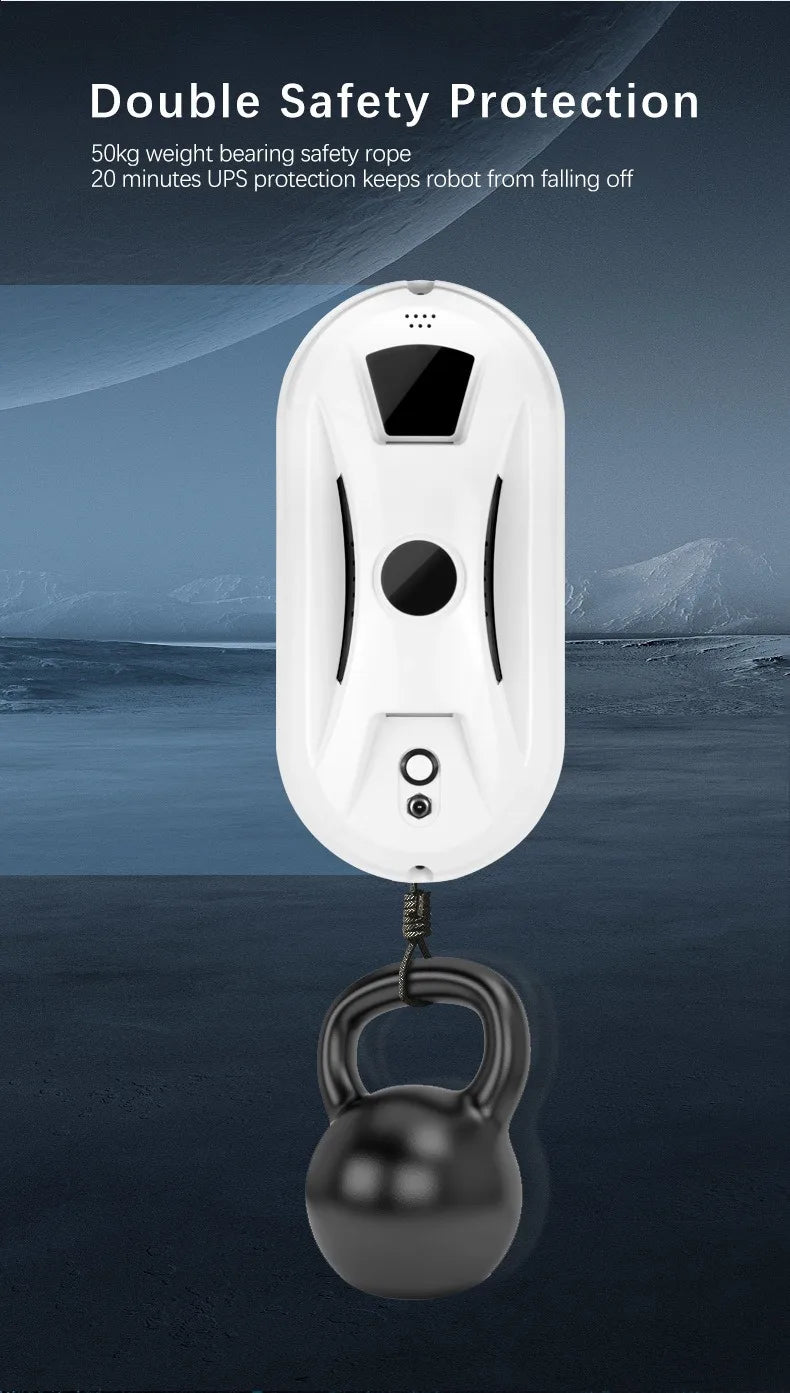 HomoriHome™ Window Cleaning Robot – Automatic Glass Cleaning & Remote-Control Operation