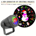 HomoriHome™ Christmas Laser Projector – 16 Festive Patterns & Waterproof Outdoor Design